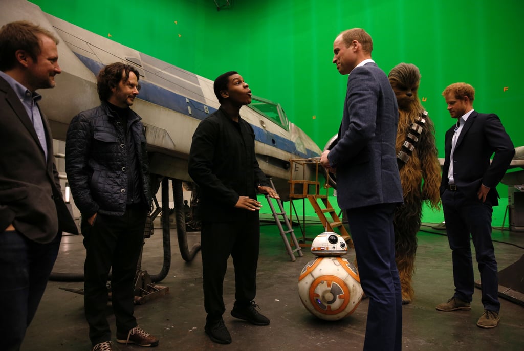 William, Harry, and John Boyega