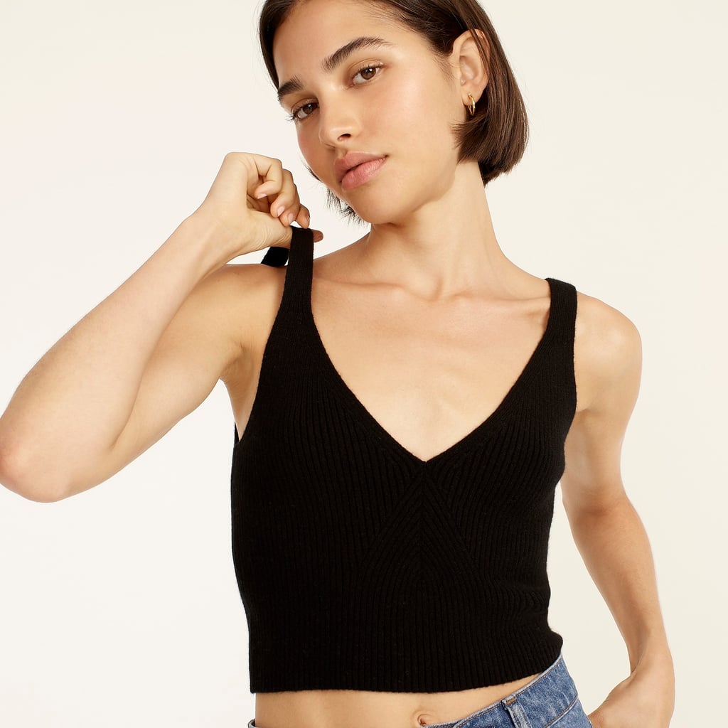 J.Crew Cashmere Cropped Sweater-Tank