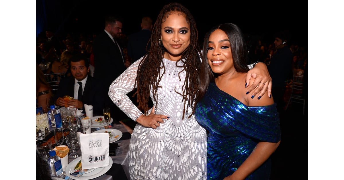 Ava DuVernay and Niecy Nash at the 2020 Critics' Choice Awards Best