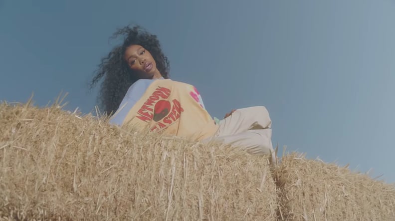 SZA Wearing Tie-Dye in the "Hit Different" Video