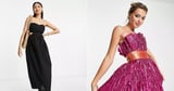 Our Favorite Strapless Dresses for Statement-Making '90s Style