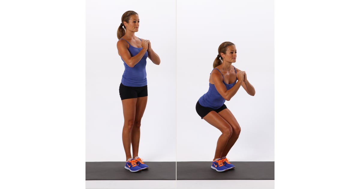 Narrow Squat | Best Leg Exercises | POPSUGAR Fitness Photo 17