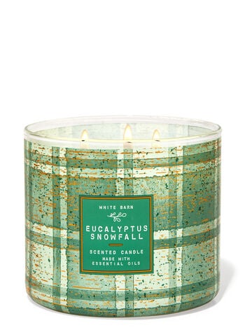 Eucalyptus Snowfall Three-Wick Candle