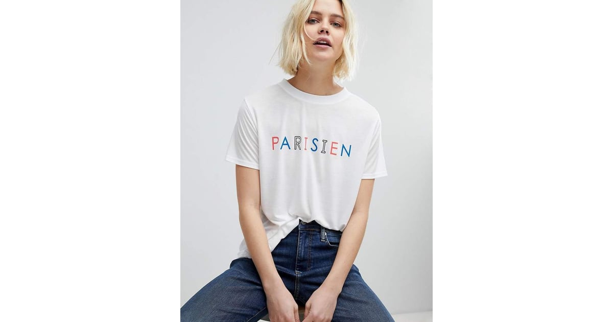 Whistles Parisien Stripe T-Shirt | Best Slogan T-Shirts of 2018 ...