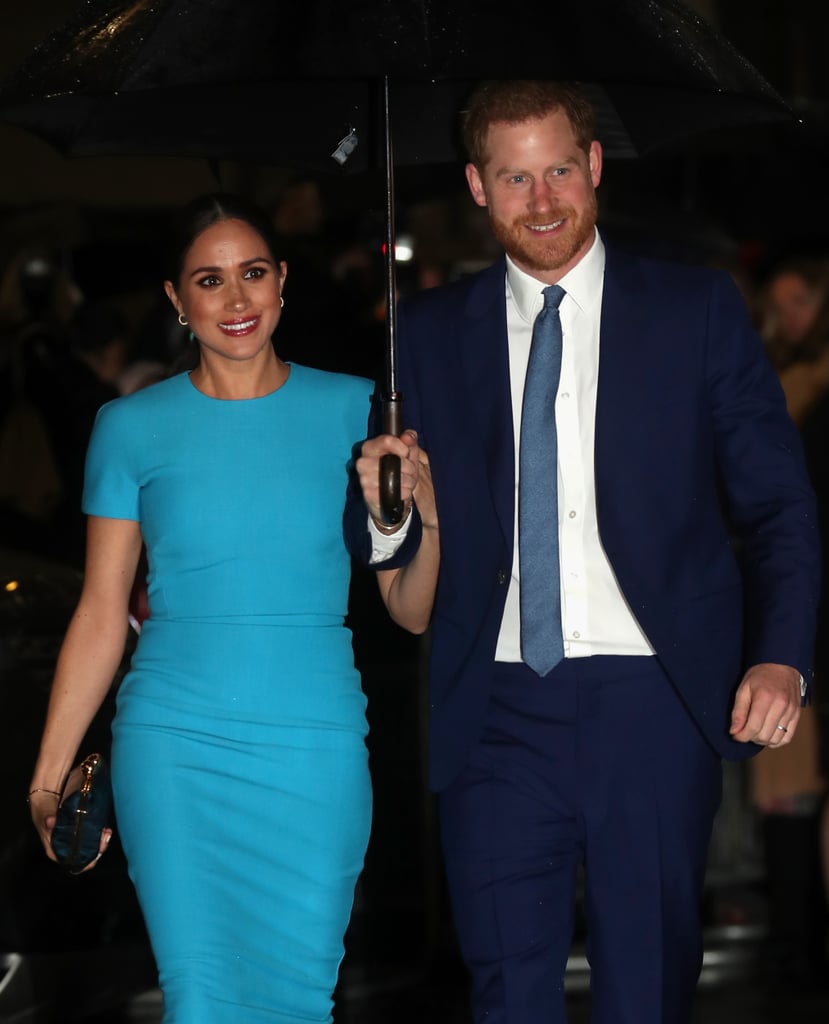 Prince Harry and Meghan Markle at the 2020 Endeavour Awards