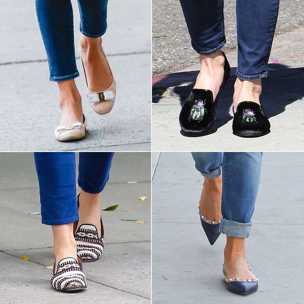 Celebrities in Flats | POPSUGAR Fashion