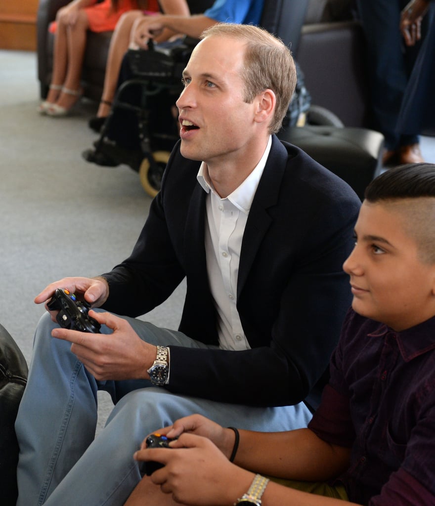Prince William played video games with kids during his tour of Valletta, Malta. William filled in for Kate Middleton, who had to cancel her trip due to severe morning sickness.