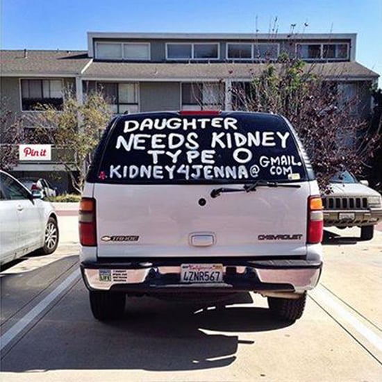 Mom Paints Car Window in Search of Kidney Donor For Daughter