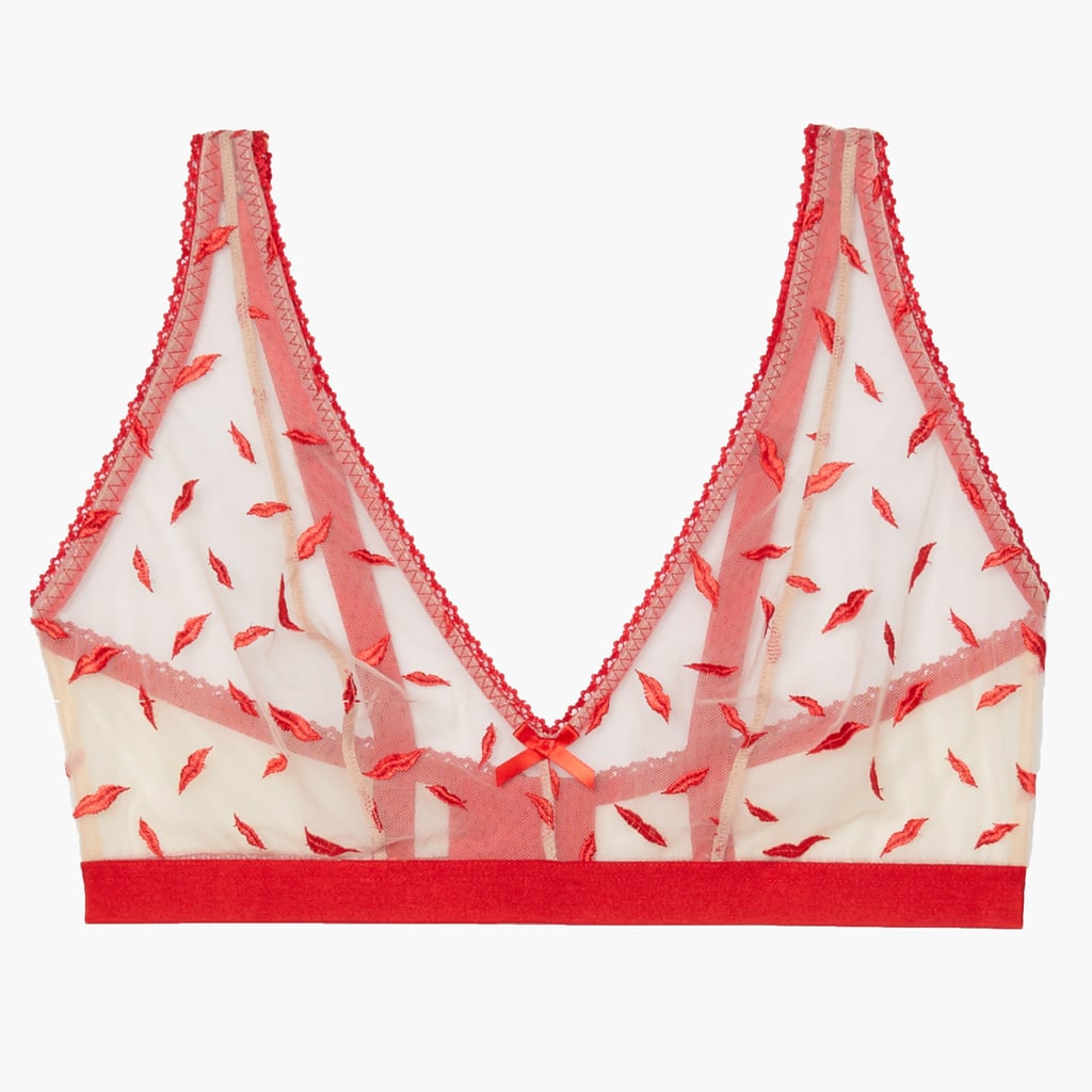 Savage x Fenty Lip Embroidered Bralette