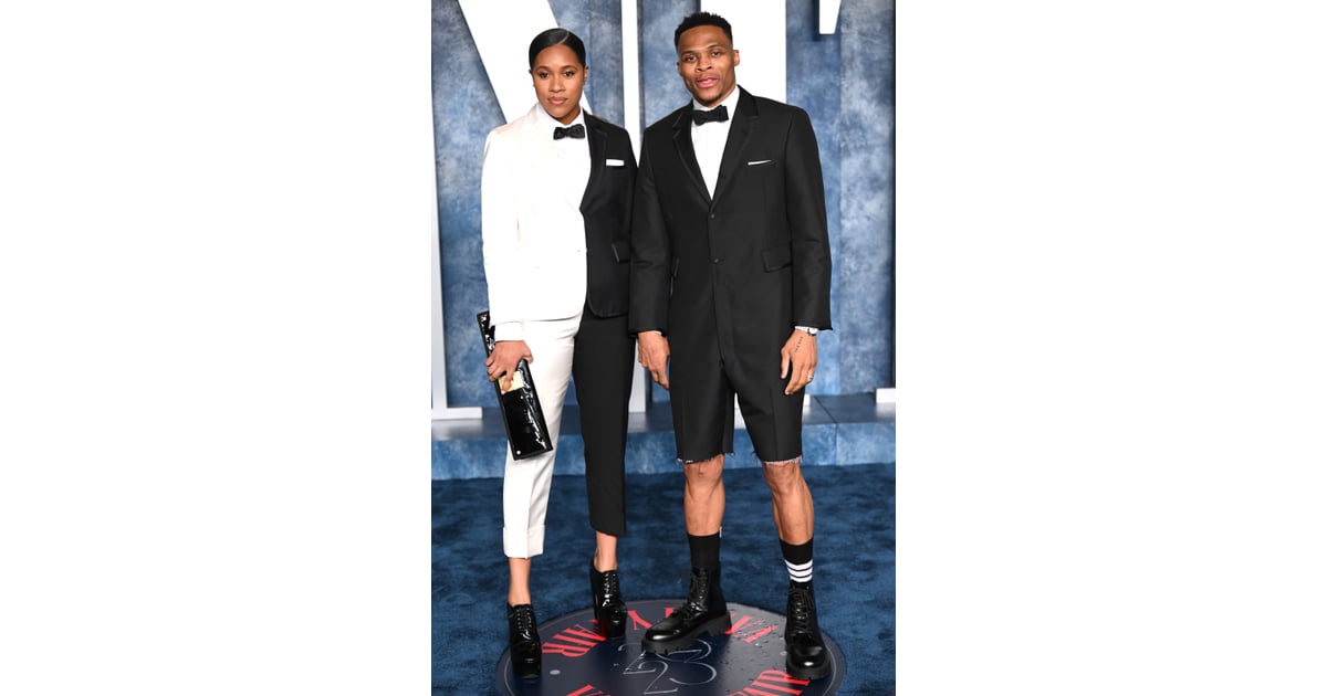 Nina Earl and Russell Westbrook at the 2023 Vanity Fair Oscars Party, See  Every Outfit Change and Breathtaking Arrival at the Vanity Fair Oscars  Party