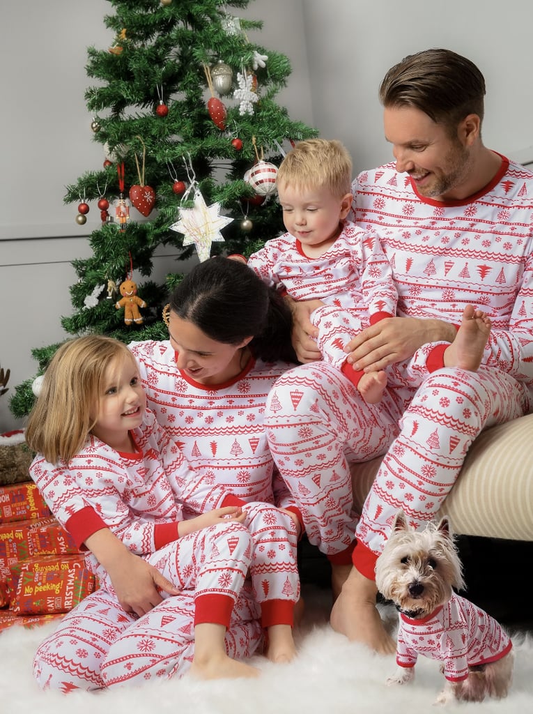 Best Matching Family Christmas Pajamas with a Dog
