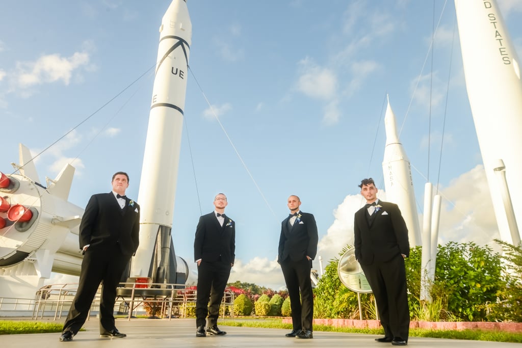 See Photos From This Couple's Kennedy Space Center Wedding