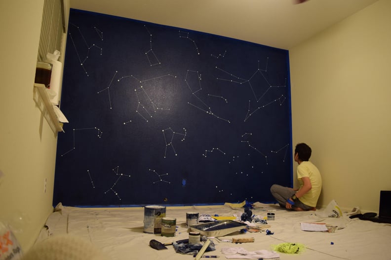 DIY Galaxy Wall | POPSUGAR Home