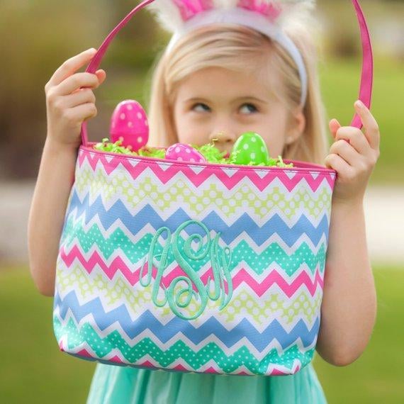 Monogrammed Easter Bucket