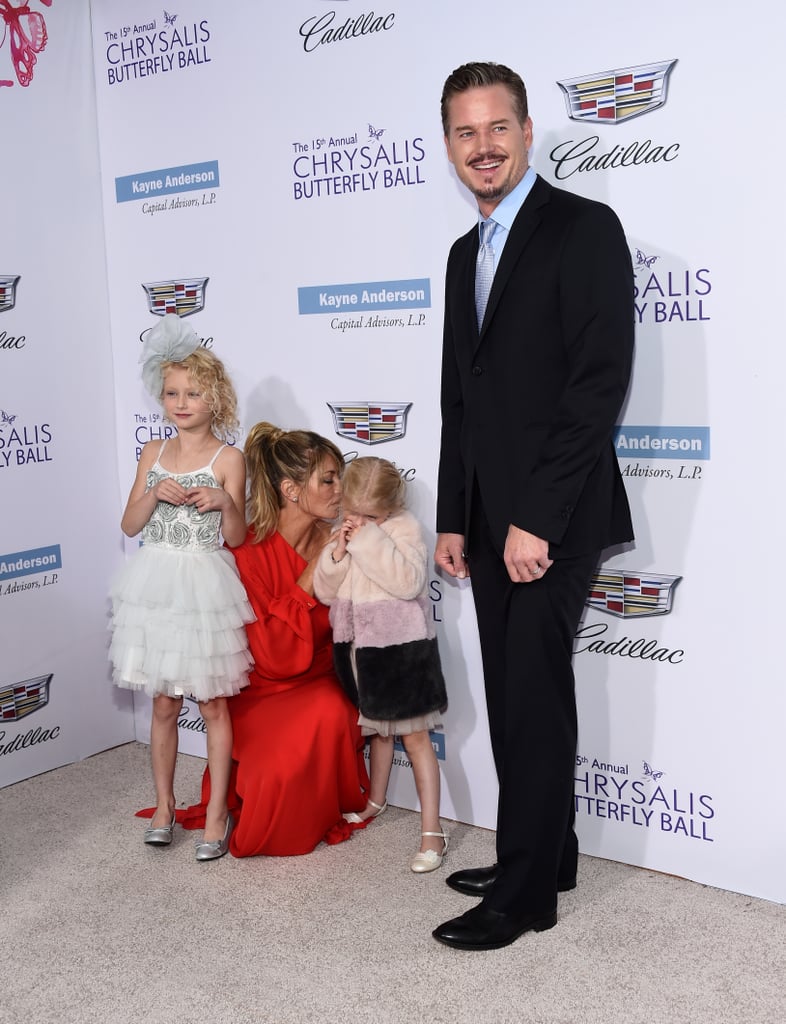 Eric Dane and Daughters at the Chrysalis Butterfly Ball 2016