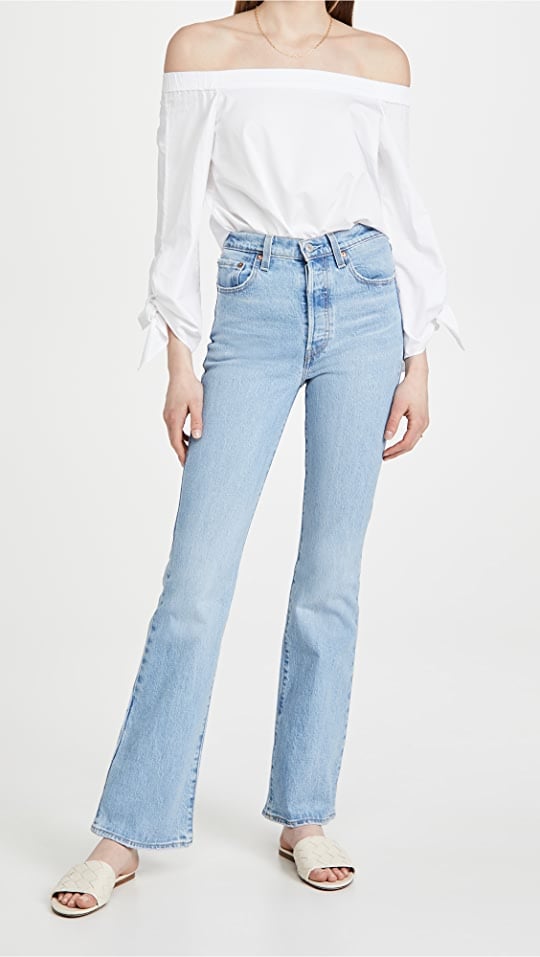 High Waisted Jeans: Levi's Ribcage Bootcut Jeans