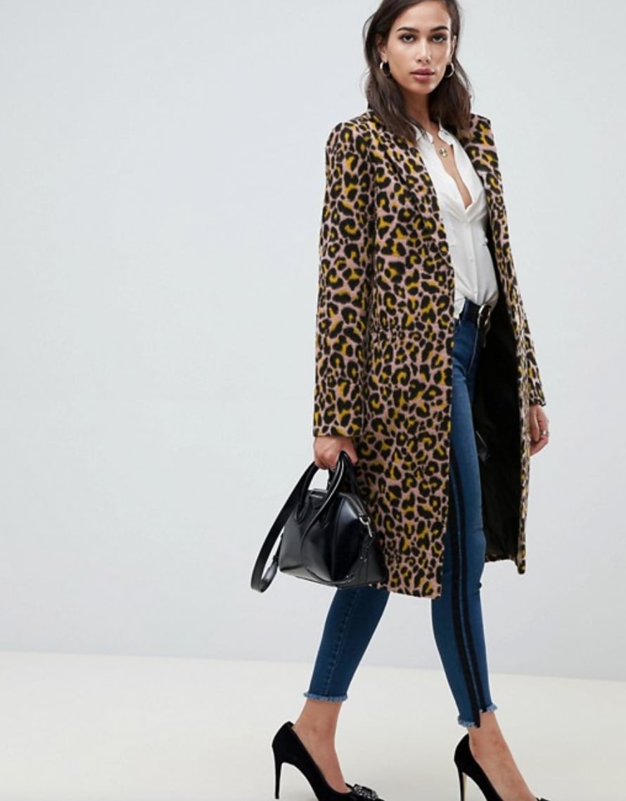 Victoria Beckham s Leopard Coat POPSUGAR Fashion UK