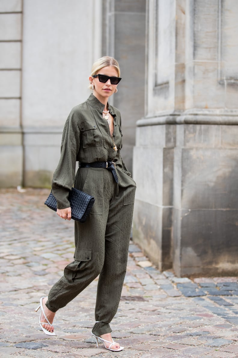 Street Style Trend: Ankle Strap Shoes and Pants