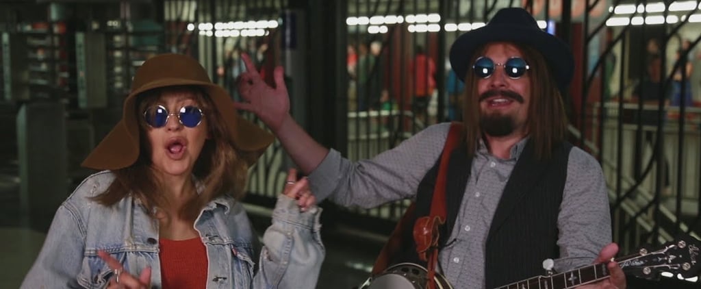 Christina Aguilera and Jimmy Fallon Surprise Fans in Subway