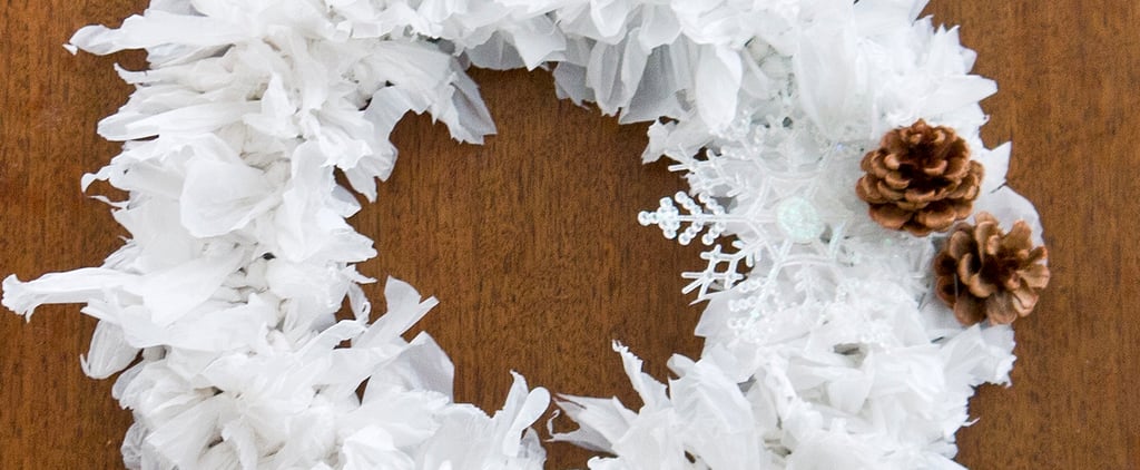 Plastic Bag Holiday Wreath