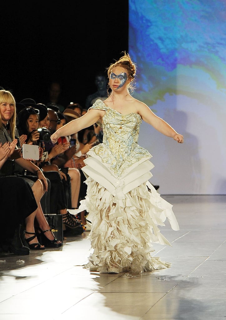 The Dress She Wore to Walk the Runway