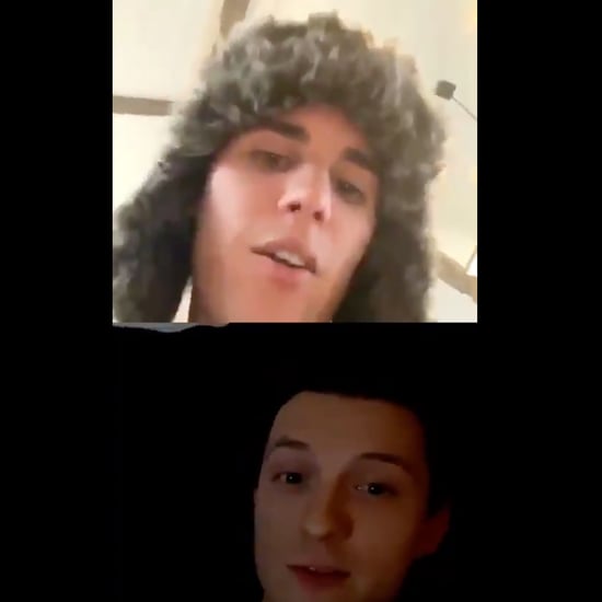 Justin Bieber and Tom Holland First Meet On Instagram Live