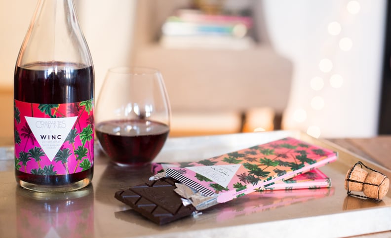 2015 Compartés x WINC Sparkling Red Blend With California Love Dark Chocolate Pretzel Bar