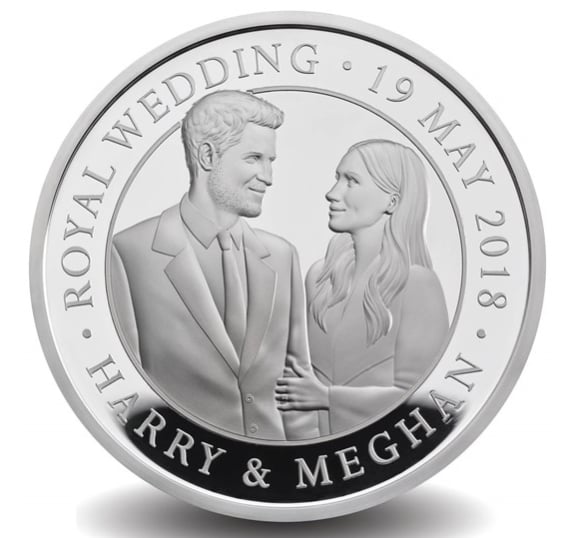 The Royal Wedding 2018 UK £5 Silver Proof Coin (£82.50)