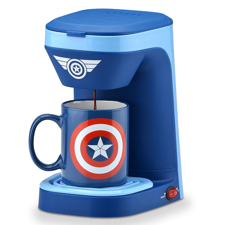Marvel Captain America One Cup Coffee Maker With Mug