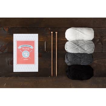 Knit 5 quick winter knitting projects using wooden knitting needles –