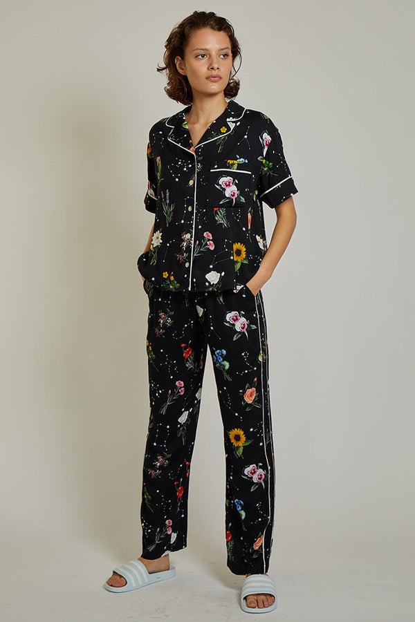 Rachel Antonoff Susie PJ Set in Astrological Floral