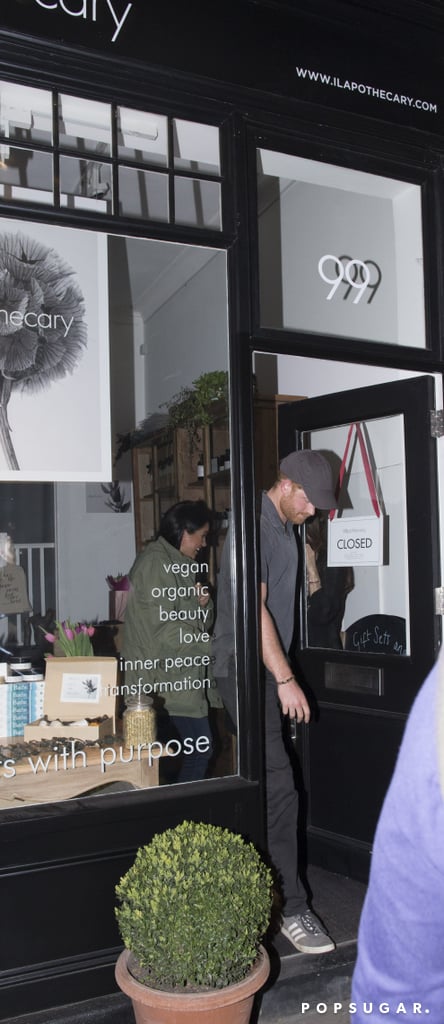 Prince Harry and Meghan Markle at Wellness Store March 2019