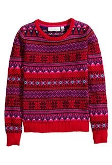 Jacquard-knit Sweater