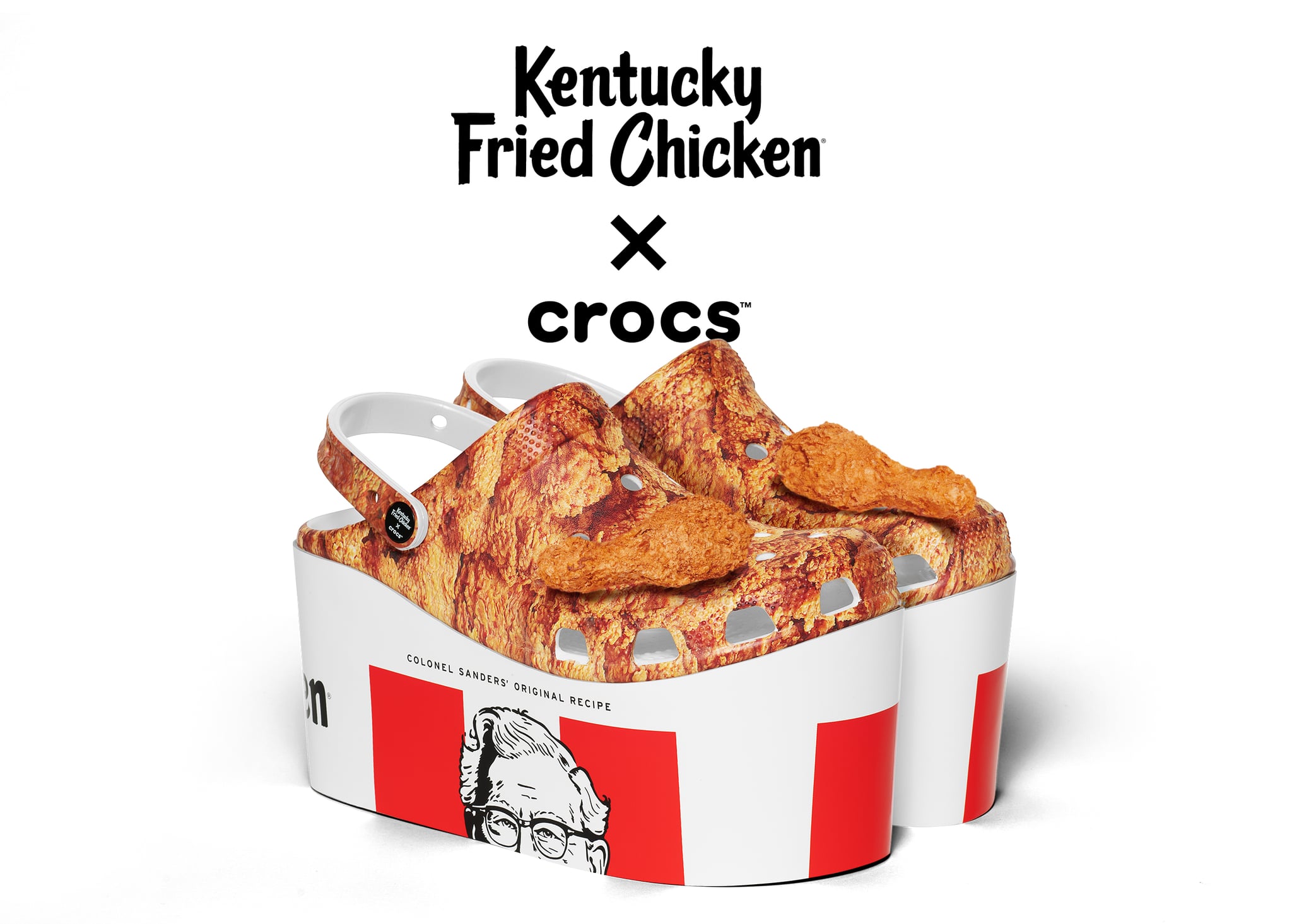 oase Picasso vulkansk Kentucky Fried Chicken x Crocs Bucket Clog | KFC Is Releasing a Pair of  Crocs, and I'm Going to Need to Speak to the Colonel | POPSUGAR Food Photo 3
