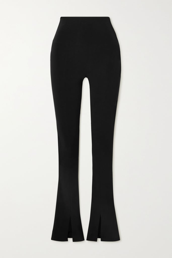 Norma Kamali Spat Stretch-Jersey Flared Leggings