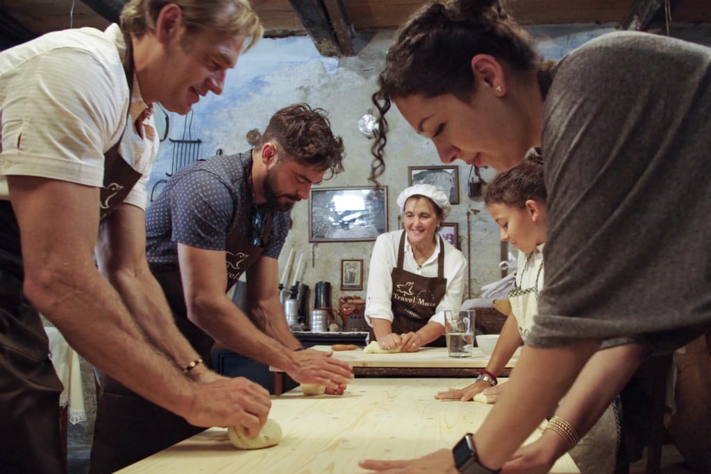 Not only has Efron proven to be outdoorsy, but he's not afraid to get in the kitchen, either.