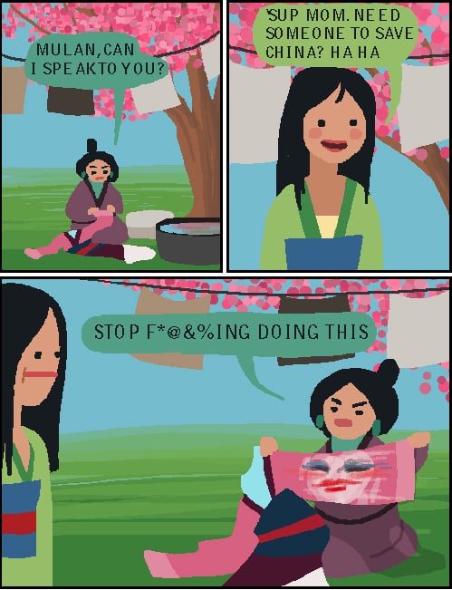 Mulan Funny Disney Princess Comics On Tumblr Popsugar Love And Sex