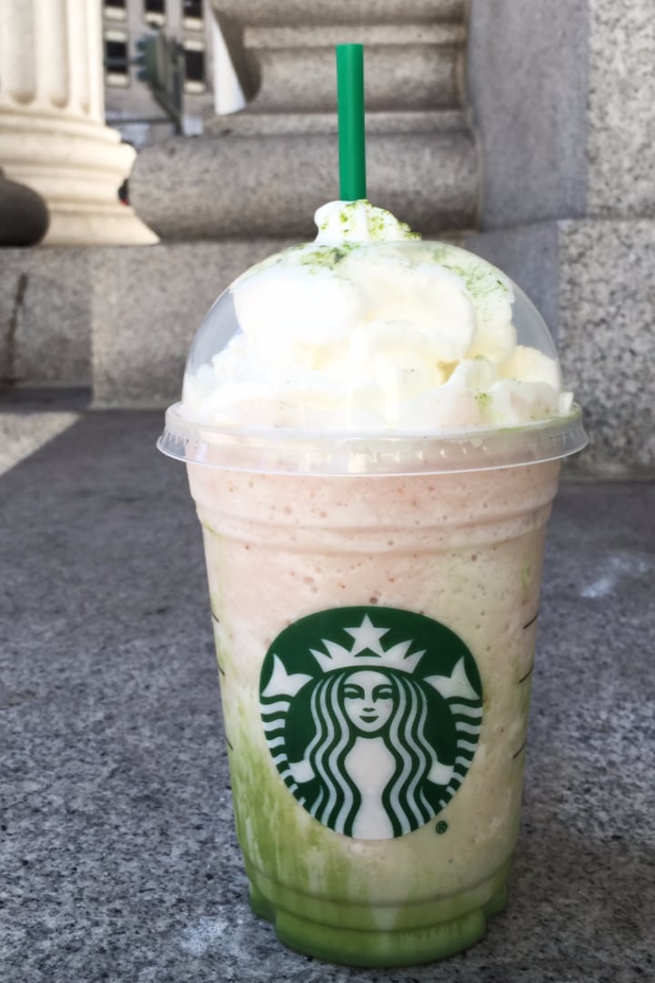Starbucks Cherry Blossom Frappuccino Review POPSUGAR Food