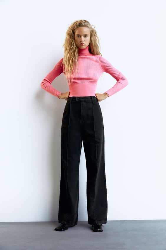 Zara Ribbed Knit Sweater