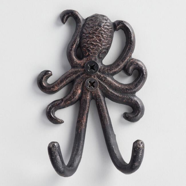 Cast Iron Octopus Hook