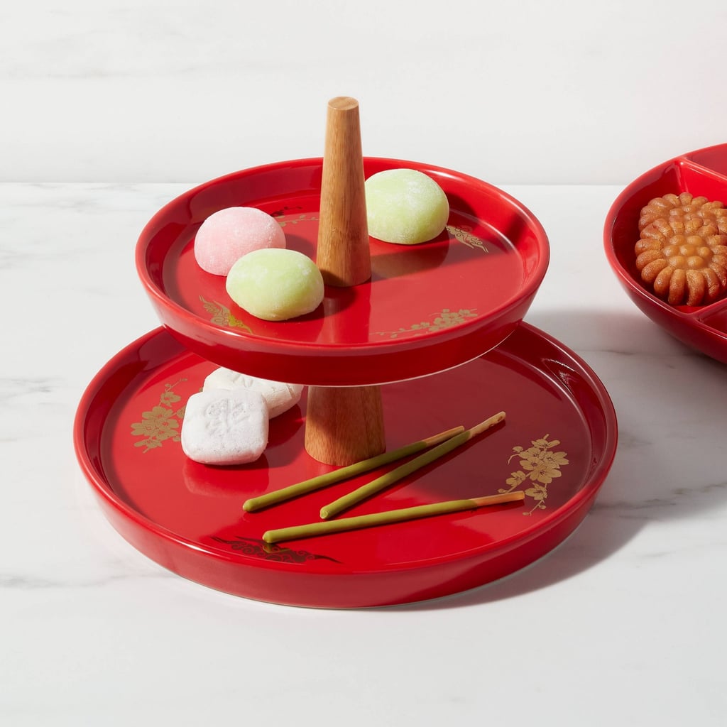 Lunar New Year Hosting: Stoneware Lunar New Year Tiered Serving Stand