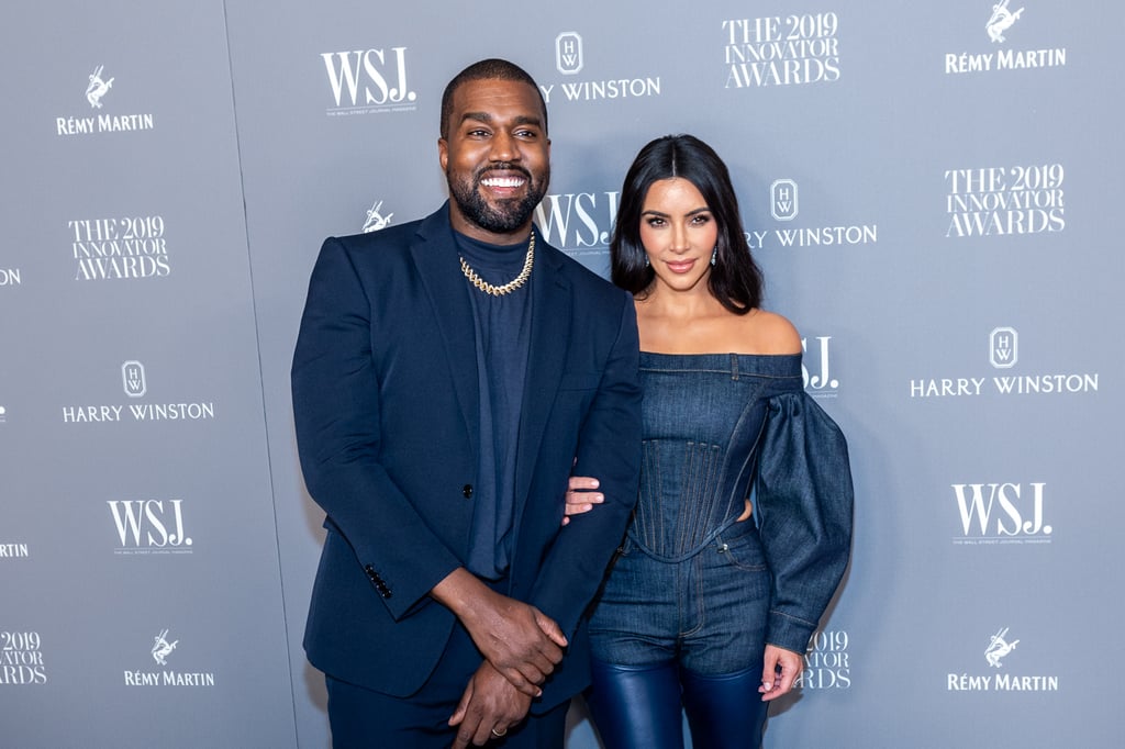 Kim Kardashian and Kanye West at the WSJ Mag 2019 Innovator Awards