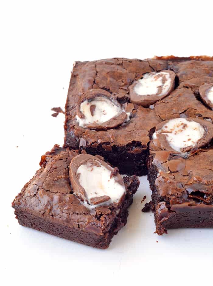 Cadbury Creme Egg Brownies