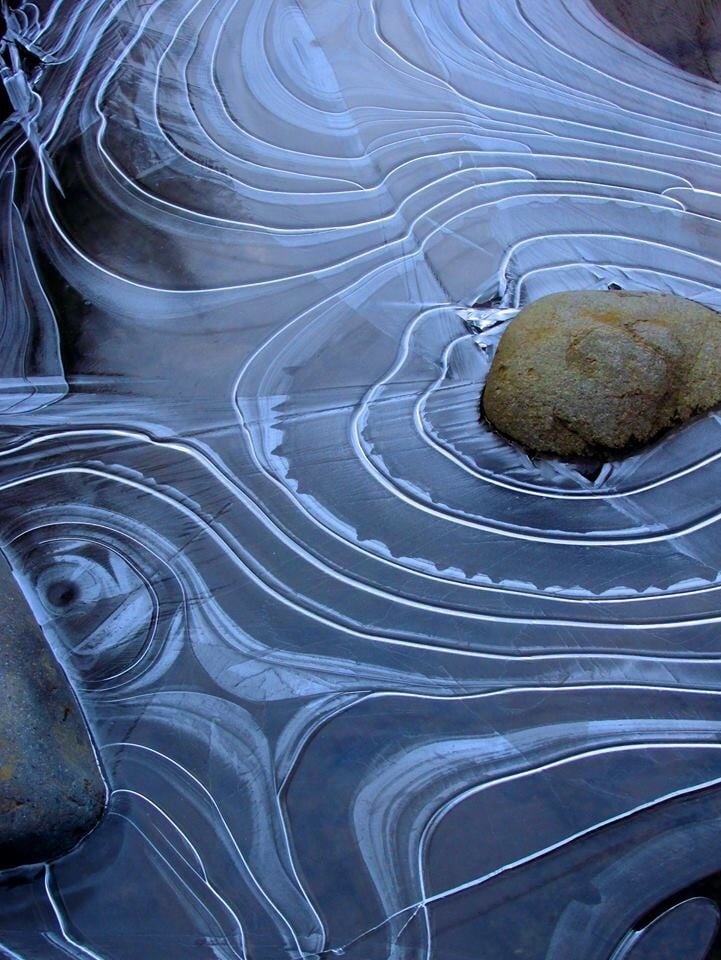 Frozen Pond in Oregon