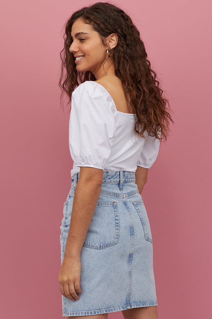H&M Denim Skirt Best Summer Denim For Women POPSUGAR Fashion Photo 12