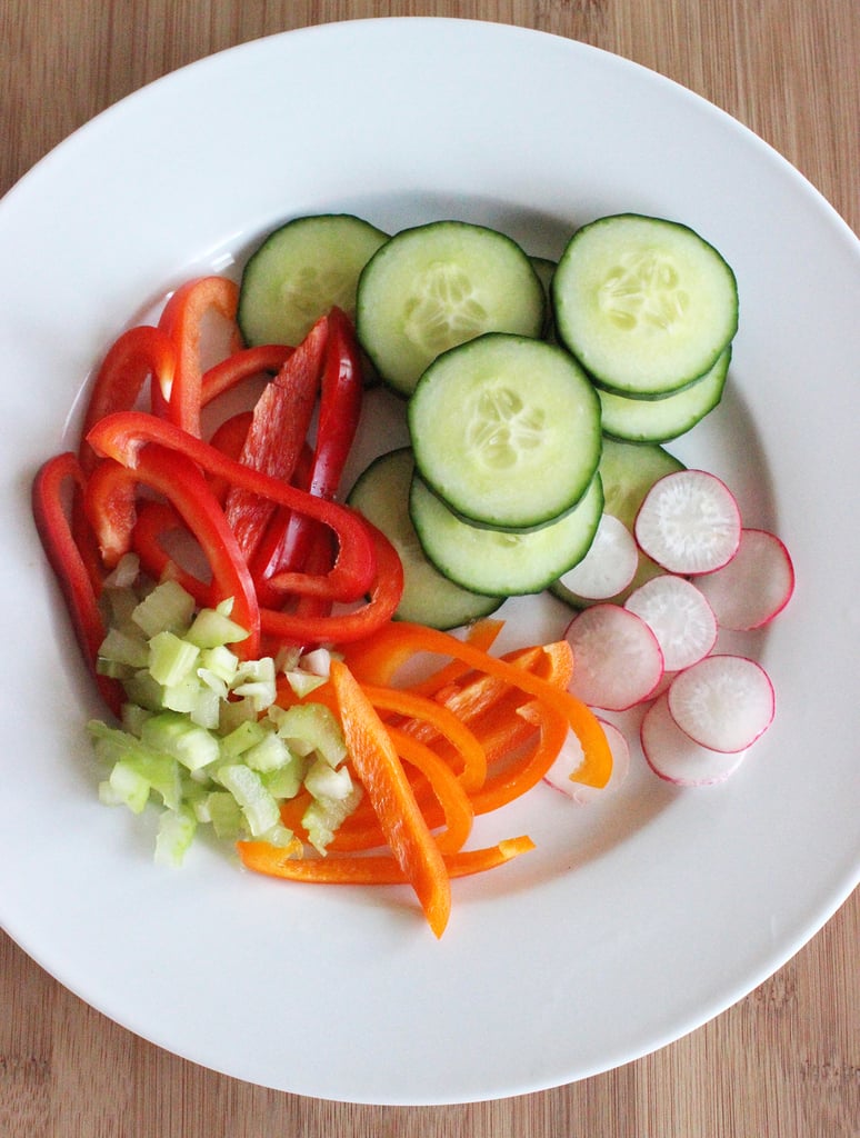 Step Two: Slice and Dice Colorful Fresh Produce