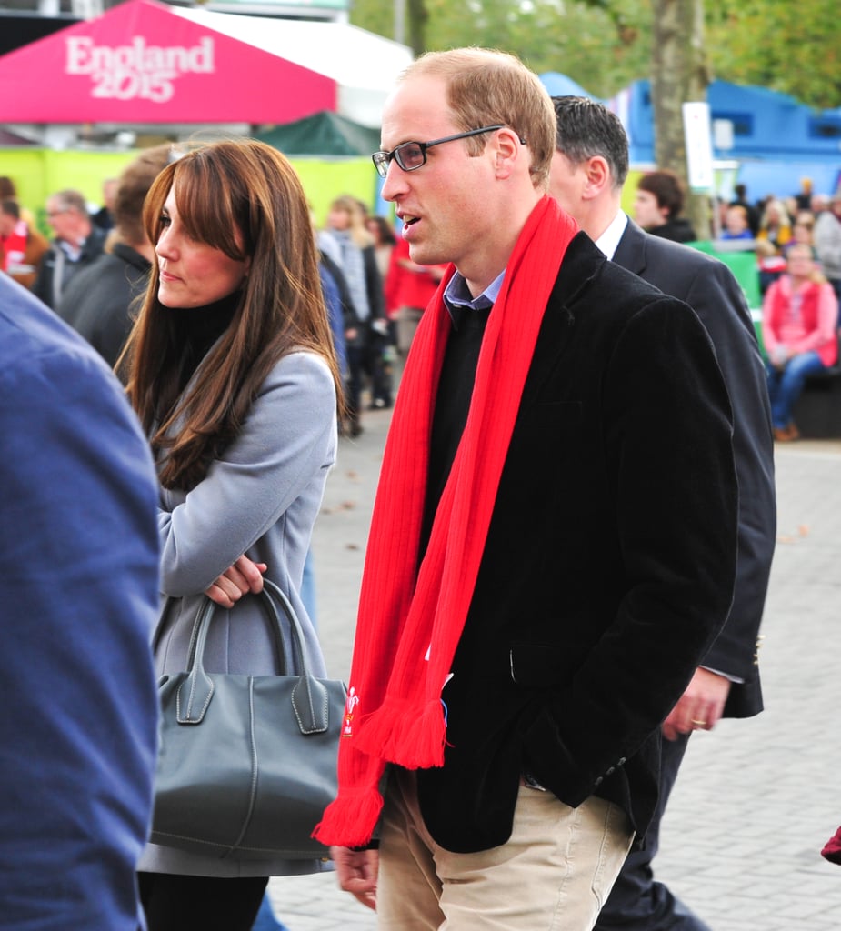 The Tod's 'D-Bag' at the rugby in 2015.