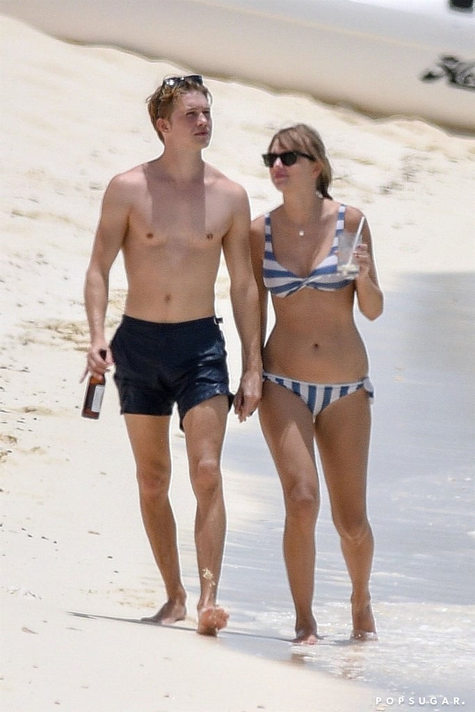 Taylor Swift and Joe Alwyn Holding Hands in Turks and Caicos in July 2018