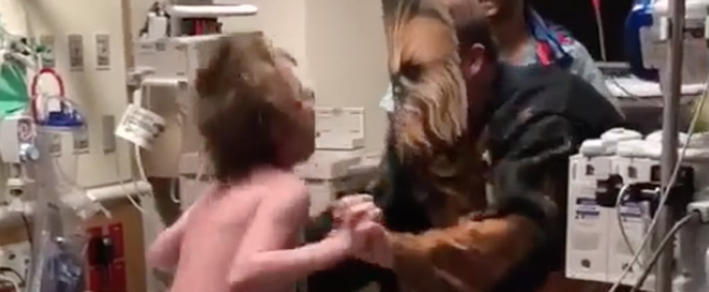 Children's Doctor Surprises Patient in Chewbacca Costume
