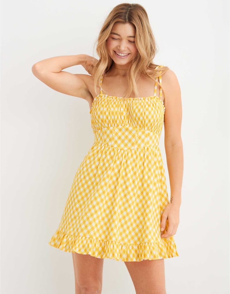 Light and Airy: Aerie Corset Mini Dress